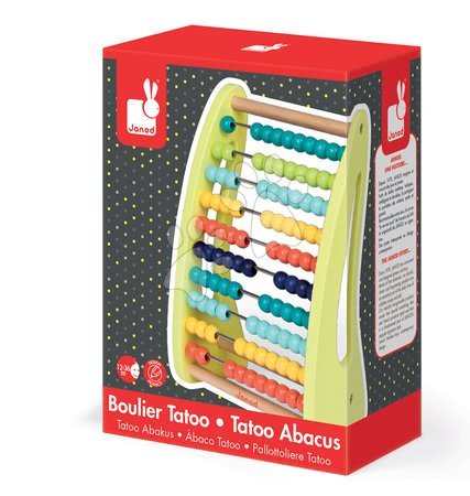 Vývoj motoriky - Dřevěné počítadlo Tatoo Abacus Janod - 3