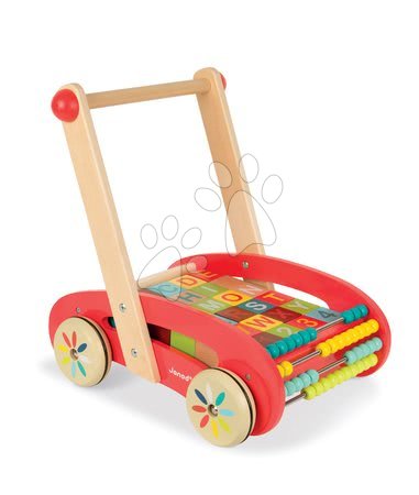 Dětská chodítka - Dřevěné chodítko Tatoo Buggy Janod - 2