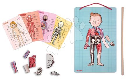 Kreativní a didaktické hračky od výrobce Janod - Magnetická anatomie Bodymagnet Janod