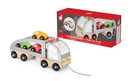 Nákladní auta - Dřevěný kamion Multi Cars Truck Janod - 4