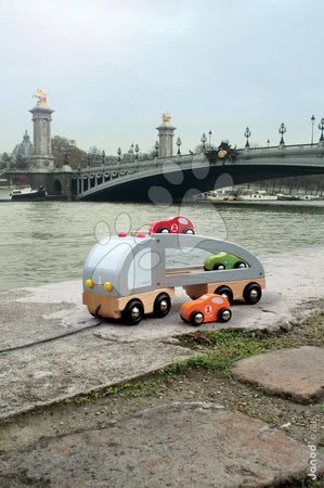 Nákladní auta - Dřevěný kamion Multi Cars Truck Janod - 2