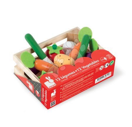 Dřevěné dětské obchůdky - Dřevěná zelenina Janod - 2