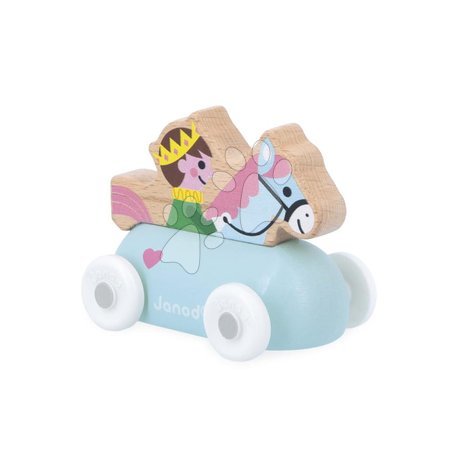Black Friday de la producătorul Janod | Pagină 4 - Mașină de împins din lemn Enchanted Kingdom Wooden Prince Vehicle Cross Roads Janod