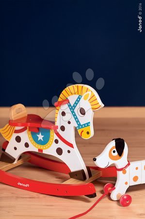 Houpací koníci - Dřevěný houpací koník Punchy Janod - 3