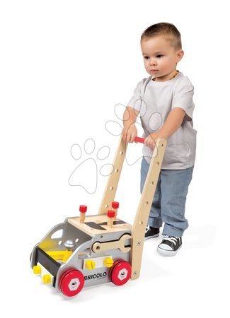 Pracovní dětská dílna - Dřevěný pracovní vozík Redmaster Bricolo Janod - 1
