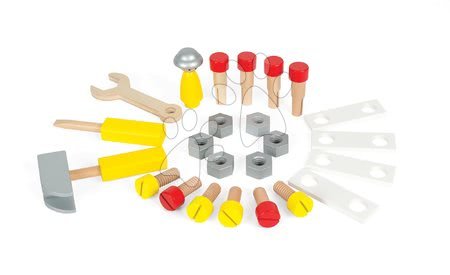 Pracovní dětská dílna - Dřevěný pracovní vozík Redmaster Bricolo Janod - 2