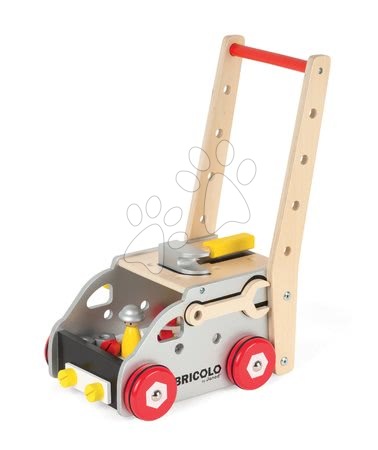 Pracovní dětská dílna - Dřevěný pracovní vozík Redmaster Bricolo Janod - 3