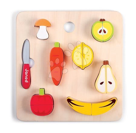 Dřevěné kuchyňky - Dřevěné ovoce a zelenina Picnik Chunky Fruit&Veg Janod - 2