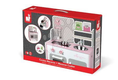 Dřevěné kuchyňky - Dřevěná kuchyňka Macaron Maxi Cooker Janod - 8