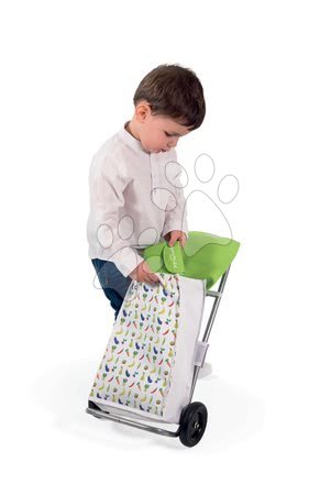 Obchody pro děti - Nákupní vozík s peněženkou Green Market Janod - 3