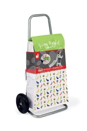 Obchody pro děti - Nákupní vozík s peněženkou Green Market Janod - 4