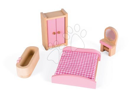 Staré položky - Set dřevěný domeček pro panenky Mademoiselle Janod - 4