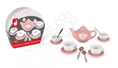 Nádobí a doplňky do kuchyňky - Čajová souprava Macaron Tea Set Janod - 1