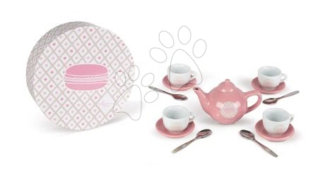 Nádobí a doplňky do kuchyňky - Čajová souprava Macaron Tea Set Janod - 4