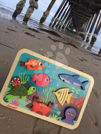 Rompecabezas para los más pequeños - Puzzle de madera para los más pequeños More Chunky Janod - 5