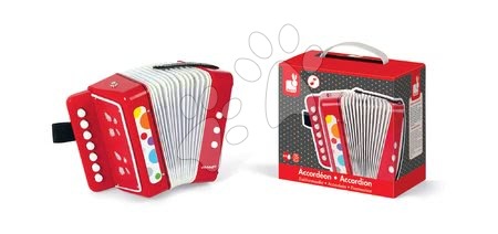 Dětské hudební nástroje - Akordeon Confetti Acordion Janod - 5