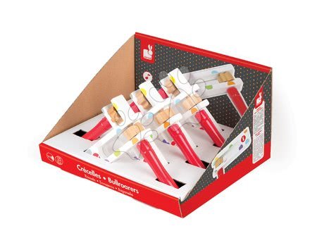 Dětské hudební nástroje - Dřevěná řehtačka Confetti Bullroarer Janod - 2