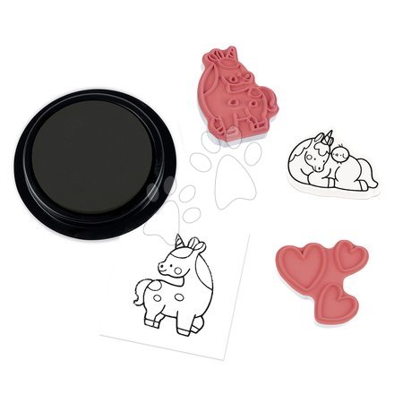 Ръчни работи и творчество - Печати Еднорог Unicorn Stampinoo Janod - 6