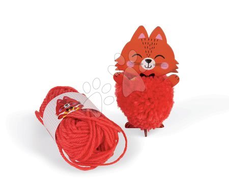 Ruční práce a tvoření - Zvířátka z vlny Pompoms Ateliér Janod - 5