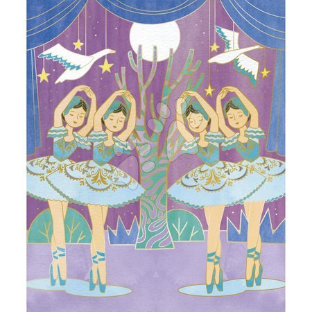 Desenho e pintura - Maxi conjunto criativo Pintura com aquarela Dançarinos Golden Pictures Watercolour Dancers Atelier Janod - 7