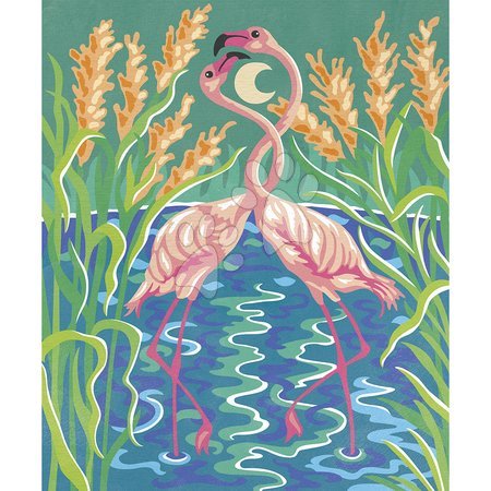 Рисуване и боядисване - Maxi креативен комплект Рисуване по номера Птици Paint by Numbers Watercolor Birds Atelier Janod - 3
