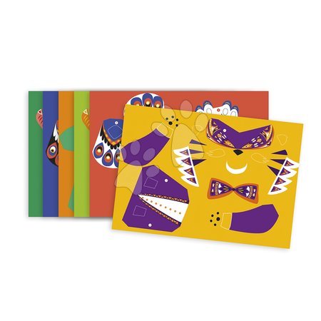 Trabalhos manuais e criação - Mini conjunto criativo Cartões com animais Origami Cartões Pop-Up Animal Atelier Janod - 9