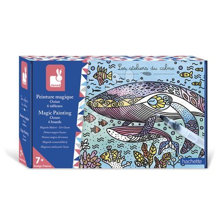Рисуване и боядисване - Midi kreatívna sada Maľovanie Oceán Magic Painting Ocean Atelier Janod