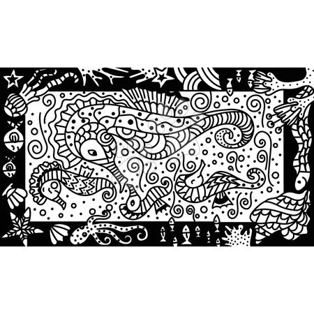 Рисуване и боядисване - Midi kreatívna sada Maľovanie Oceán Magic Painting Ocean Atelier Janod_1