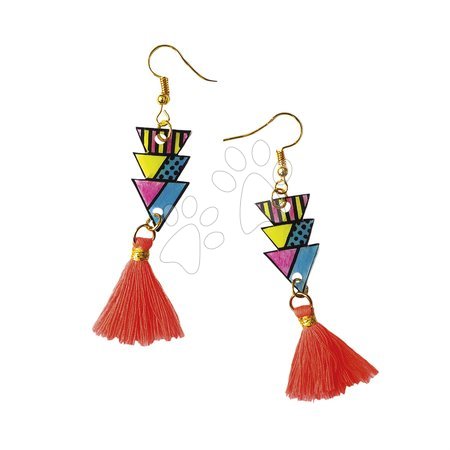 Trabalhos manuais e criação - Conjunto para fazer joias Geometrix Shrink Plastic Jewels Atelier Janod - 3