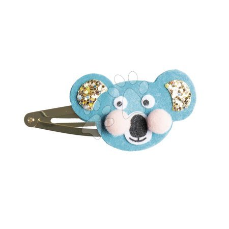 Lucru manual și creație - Set pentru realizarea bijuteriilor Agrafe de păr Animăluțe Glittery Animal Hairclips Atelier Janod - 6