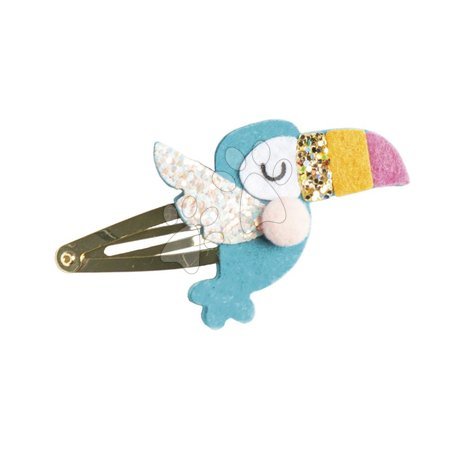 Lucru manual și creație - Set pentru realizarea bijuteriilor Agrafe de păr Animăluțe Glittery Animal Hairclips Atelier Janod - 7