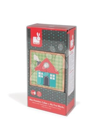 Pohádkové kostky - Dřevěné kostky První slova Baby Forest Janod - 10