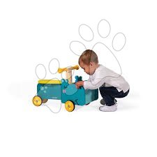 Дървени балансни колички - Drevené odrážadlo Hroch Hippopotamus Ride-On Janod - 2