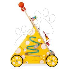 Brinquedos didáticos de madeira | Página 3 - Caminhante multifuncional de madeira Gato Multi-atividades Caminhante para Bebê Janod_1