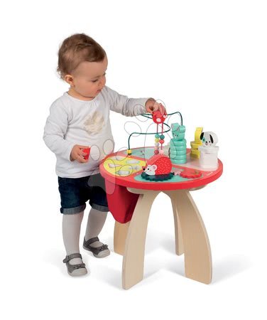 Vývoj motoriky - Drevený didaktický stôl Baby Forest Janod - 8