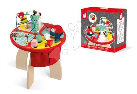 Vývoj motoriky - Drevený didaktický stôl Baby Forest Janod - 9