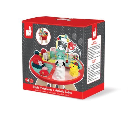 Vývoj motoriky - Drevený didaktický stôl Baby Forest Janod - 10