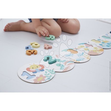 Quebra-cabeças e montagens de madeira - Puzzle de encaixe de madeira Números Pure Meu Primeiro Quebra-Cabeça de Números Janod - 9
