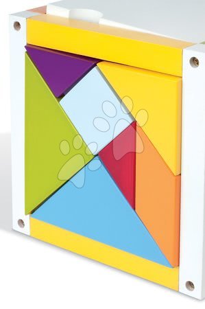 Vývoj motoriky - Dřevěná magnetická kostka Multi Activity Janod - 6