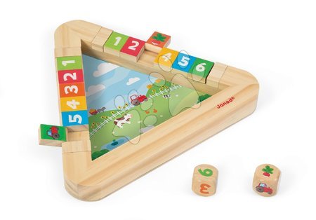 Cizojazyčné společenské hry - Společenská hra Garden Clip Clap Janod - 1