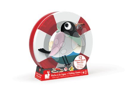 Hry na rybáře - Dřevěné magnetické rybářské pruty Tropical Fishing Janod - 1