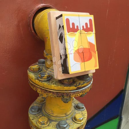 Rozprávkové kocky - Drevené kocky Lesné zvieratká Zigolos Janod - 7