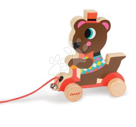 Ťahacie hračky - Drevený medveď Janod