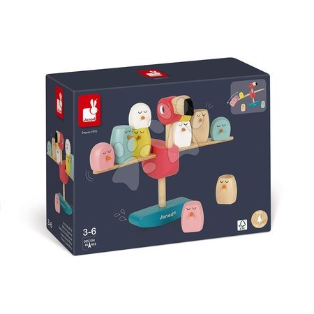Дървени дидактични играчки - Дървена балансираща играчка Пламениак Balancing Game Zigolos Janod - 2