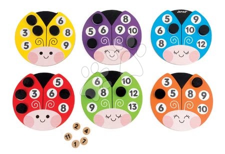 Domino a Lotto - Společenská hra Loto Coccicolor Bingo Game Janod - 1