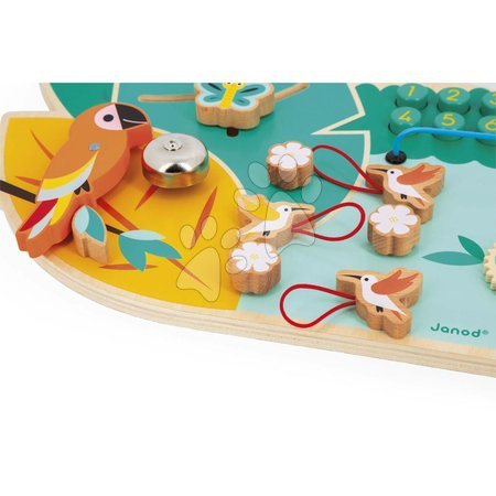 Didaktische Holzspielzeuge - Holz-Lernspiel Krokodil – Activity Board Tropik von Janod - 2