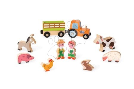 Zemědělské stroje - Dřevěná pohádka Život na farmě Mini Story Janod - 1