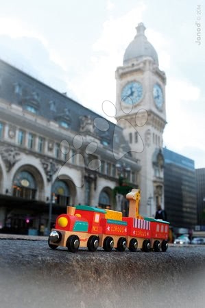 Zemědělské stroje - Dřevěný magnetický vláček Cirkus Story Set Janod - 2