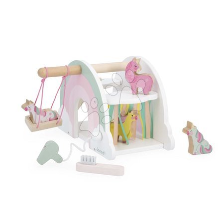 Casas de madeira - Drevený domček pre jednorožce Unicorn House Janod