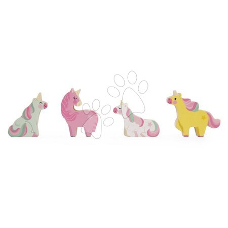 Дървени къщички - Дървена къщичка за еднорози Unicorn House Janod - 5